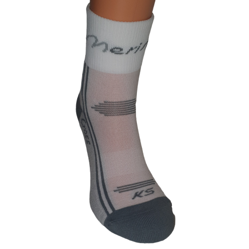 KS Cross MERINO - Běžecké ponožky vhodné i na ULTRA - Barva: Černá, Velikost: 39-41