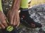 COMPRESSPORT Běžecké ponožky  PRS V4.0 RUN LOW - Barva: Černá-červená, Velikost: T2