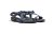 Dětské barefoot sandály Xero Shoes Z-Trail Big Kids - Charcoal Multi Blue