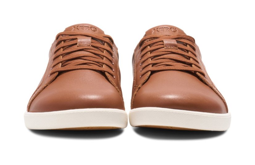Pánské kožené barefoot tenisky Xero Shoes Dillon Leather - Mocha/Bisque