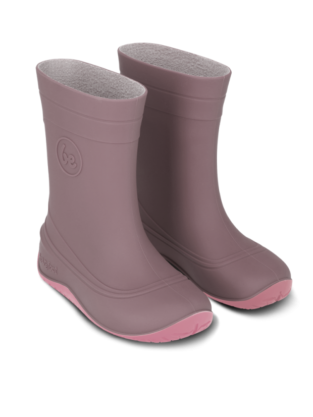 Dětské barefoot gumáky Be Lenka Pudds - Misty Pink - Barva: Misty Pink, Velikost: 25