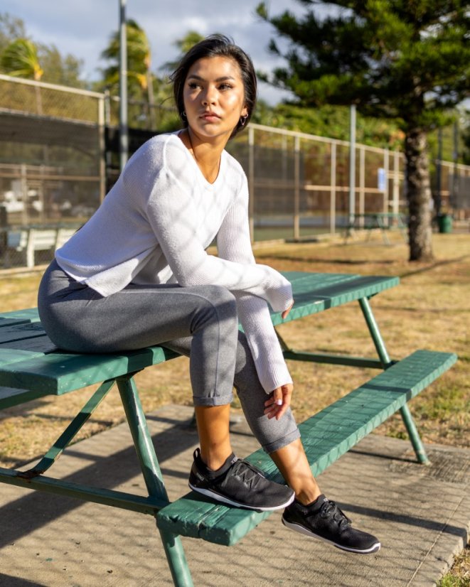 VÝPRODEJ Dámské barefoot tenisky Xero Shoes Nexus Knit - Black - Barva: Černá, Velikost: 37