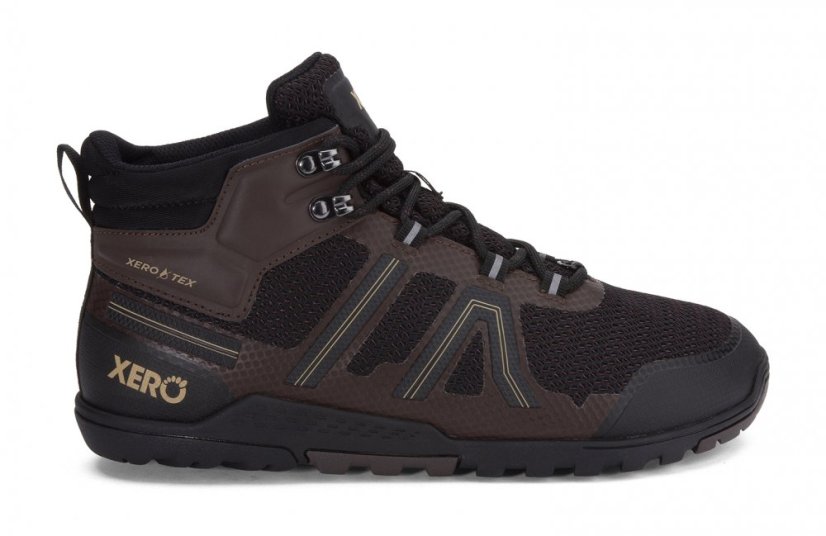 XERO Xcursion Fusion – Pánské turistické barefoot boty s membránou - Barva: Black Titanium, Velikost: 40