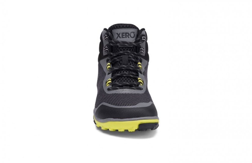 XERO Scrambler Mid MEN - pánská turistická barefoot obuv s podrážkou Michelin Fiberlite - Barva: Steel Grey Sulfur, Velikost: 44