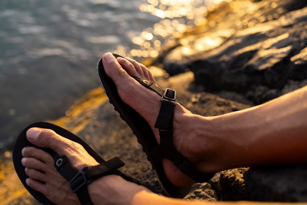 VÝPRODEJ Pánské turistické barefoot sandály Xero Shoes H-Trail - Steel Gray - Barva: Steel Gray Lolite H-Trail Men, Velikost: 48