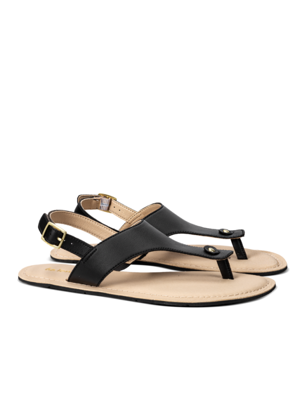 Dámské elegantní barefoot sandály Be Lenka Promenade 2.0 - Black - Barva: Black Promenade, Velikost: 39