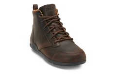 VÝPRODEJ Pánské kožené barefoot kotníkové boty Xero Shoes Denver Leather - Lined Brown