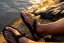 VÝPRODEJ Pánské turistické barefoot sandály Xero Shoes H-Trail - Steel Gray - Barva: Steel Gray Lolite H-Trail Men, Velikost: 48