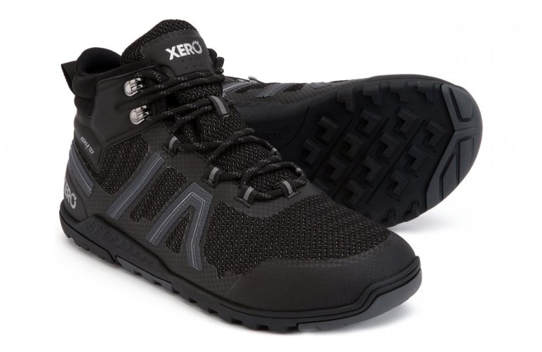 XERO Xcursion Fusion – Pánské turistické barefoot boty s membránou - Barva: Asphalt, Velikost: 45