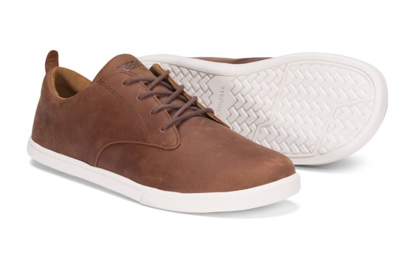 Pánské městské barefoot boty Xero Shoes Glenn - Brown - Velikost: 41