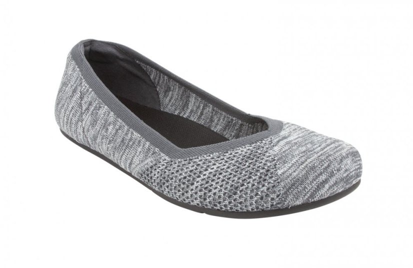 XERO Phoenix Knit - dámské barefoot baleríny - Barva: Šedá, Velikost: 38,5
