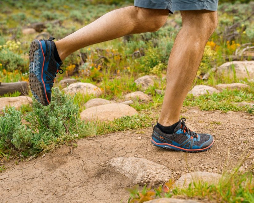 XERO Scrambler Low MAN - pánské trailové a trekové barefoot boty - Barva: Černá, Velikost: 44