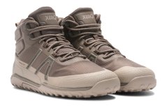 Pánské voděodolné turistické barefoot boty Xero Shoes Scrambler Trail Mid WP - Morel Pure Cashmere