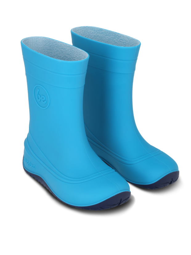 Dětské barefoot gumáky Be Lenka Pudds - Aqua Blue - Barva: Aqua Blue, Velikost: 22