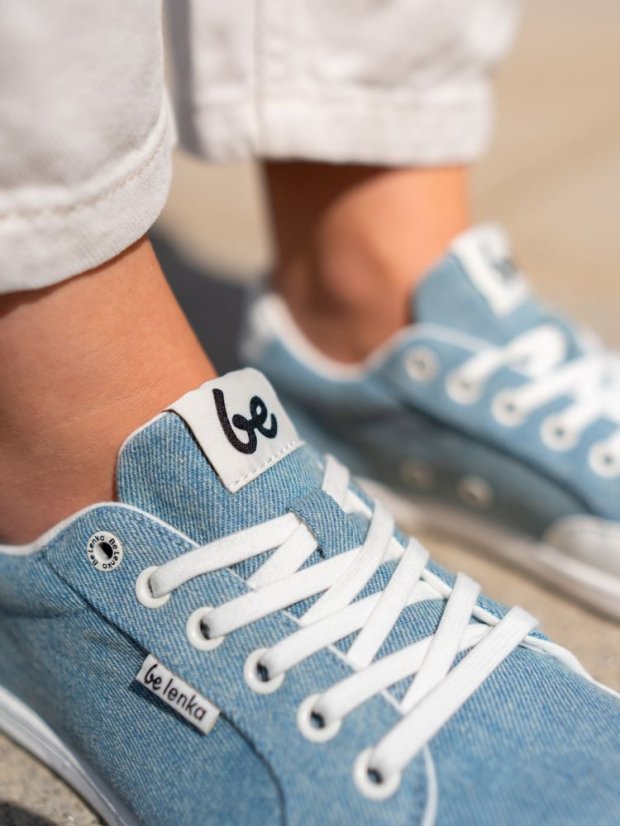 Unisex barefoot tenisky Be Lenka Rebound - Denim Light - Barva: Denim Light Blue Rebound, Velikost: 40