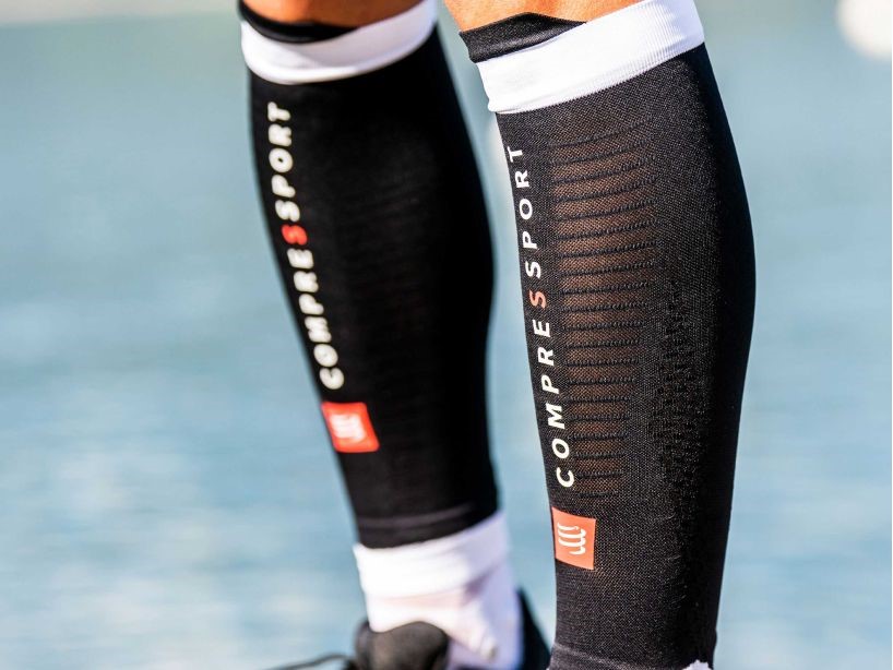 COMPRESSPORT kompresní návleky R2 3.0 - Barva: Černá, Velikost: T3