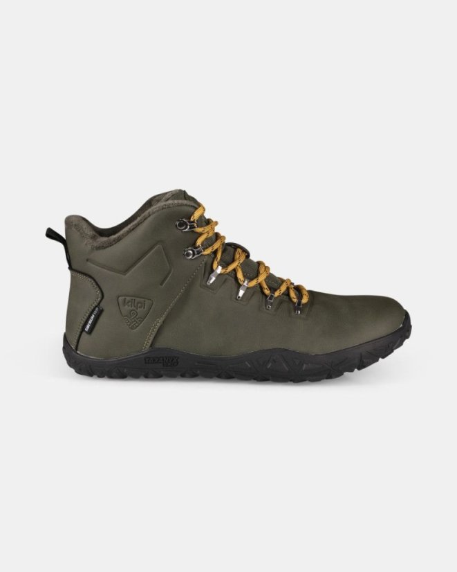 Unisex voděodolné barefoot boty Kilpi Bare High WP-U - Tmavě Zelená - Barva: BARE HIGH WP-U, Tmavě zelená, Velikost: 46