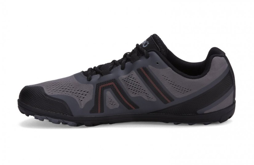 Pánské trailové barefoot boty Xero Shoes Mesa Trail II - Steel Gray/Orange - Velikost: 44,5