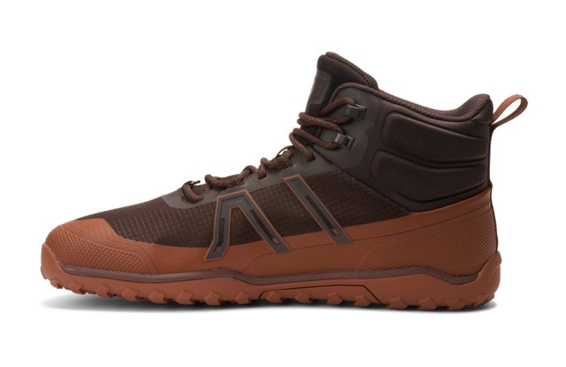 VÝPRODEJ Pánské voděodolné turistické barefoot boty Xero Shoes Scrambler Trail Mid WP - Barva: Java Brown Mocha Bisque (Men Trail), Velikost: 48