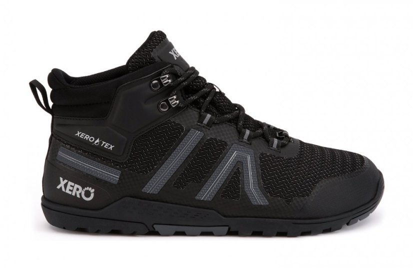 XERO Xcursion Fusion – Pánské turistické barefoot boty s membránou - Barva: Black Titanium, Velikost: 40