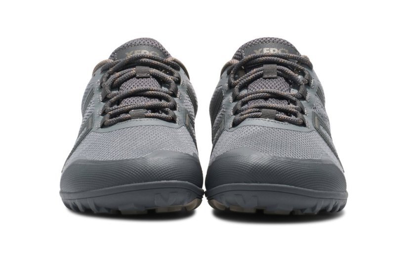 Pánské voděodolné trailové barefoot boty Xero Shoes Mesa Trail WP - Steel Gray Asphalt - Velikost: 42,5