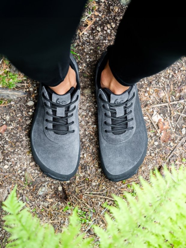 Unisex turistické barefoot boty Be Lenka TrailWalker 3.0 - Dark Grey - Barva: Dark Grey TrailWalker 3.0, Velikost: 46