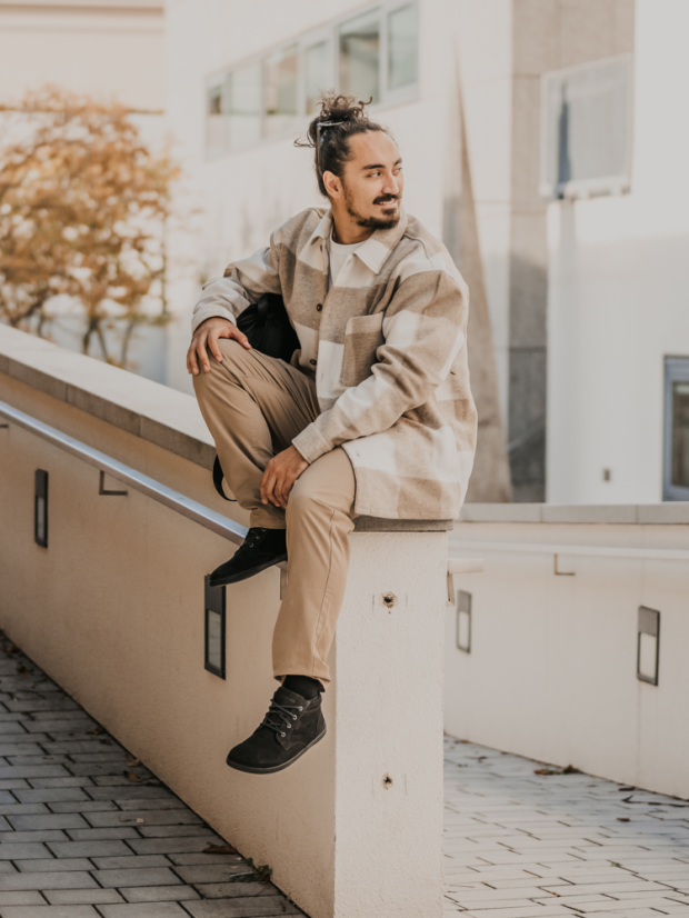 Unisex kotníkové barefoot boty Be Lenka Synergy Fleece - All Black - Barva: All Black Fleece, Velikost: 37