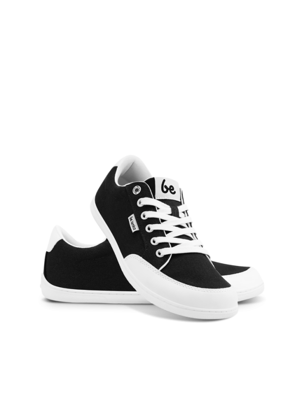 Unisex barefoot tenisky Be Lenka Rebound - Black White - Barva: Black White Rebound, Velikost: 38