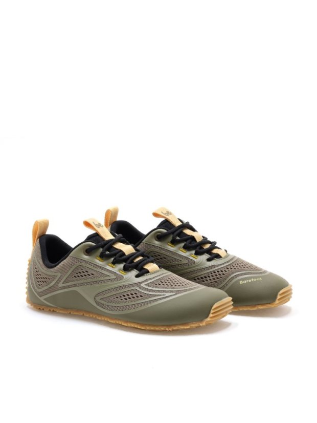 Unisex barefoot tenisky Be Lenka TrailTech - Khaki Green - Barva: Khaki Green Trailtech, Velikost: 45