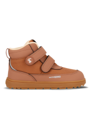 Dětské zimní barefoot boty Be Lenka Zippu - All Brown