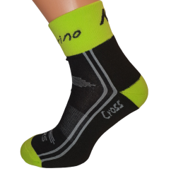 Běžecké ponožky Pondy KS Cross Merino - Černá