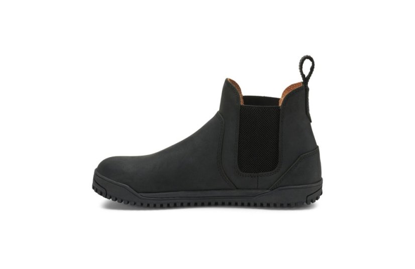 Dámské kožené barefoot chelsea boty Xero Shoes Ridgeway Chelsea - Black