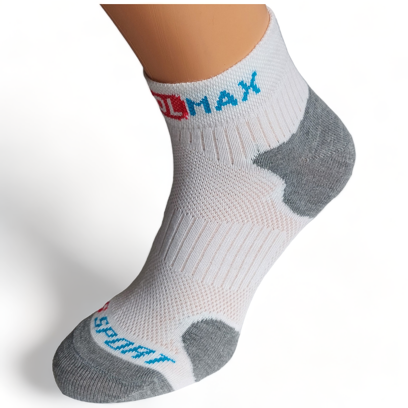 KS CoolMax - chladivé běžecké ponožky - Barva: šedo-černá, Velikost: 39-41