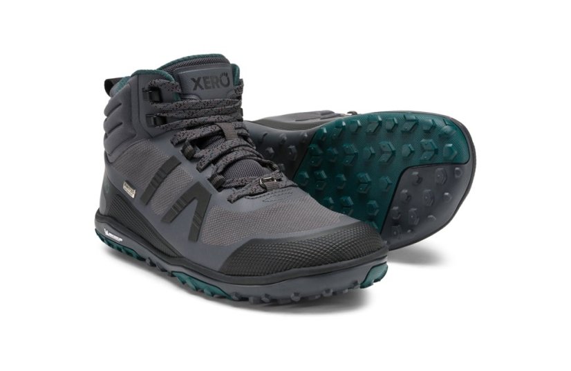 XERO Scrambler Mid II WP - dámská turistická voděodolná barefoot obuv s podrážkou Michelin Fiberlite