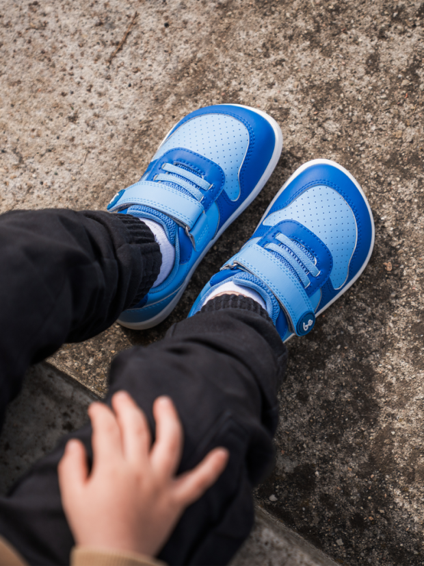 Dětské barefoot tenisky Be Lenka Scoot - Light Royale Blue - Barva: Light Royale Blue Scoot, Velikost: 31