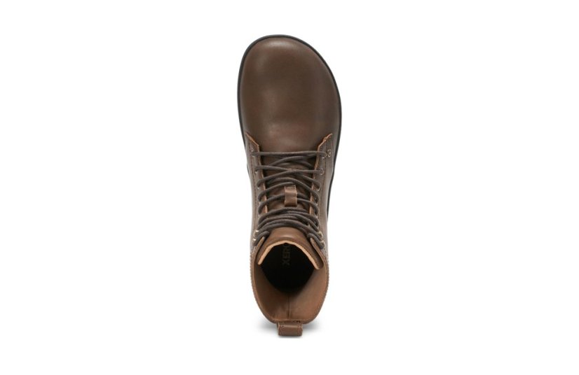 VÝPRODEJ Dámské kožené barefoot kotníkové boty Xero Shoes Breckenridge - Hnědá - Velikost: 37