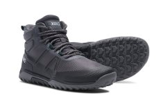 VÝPRODEJ Dámské turistické barefoot boty Xero Shoes Scrambler Trail Mid - Asphalt Black