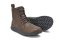 VÝPRODEJ Dámské kožené barefoot kotníkové boty Xero Shoes Breckenridge - Šedo-hnědá