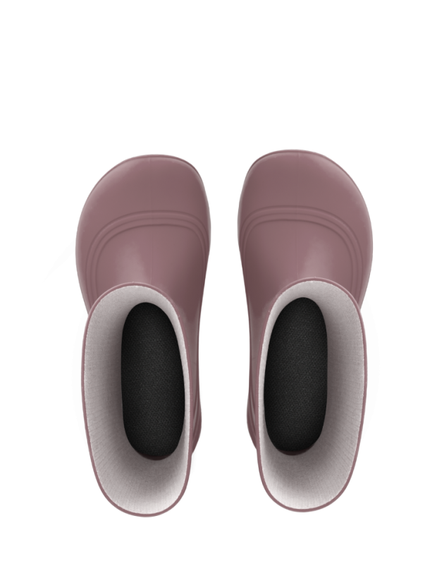 Dětské barefoot gumáky Be Lenka Pudds - Misty Pink - Barva: Misty Pink, Velikost: 25