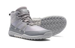 VÝPRODEJ Dámské turistické barefoot boty Xero Shoes Scrambler Trail Mid - Alloy Steel Gray