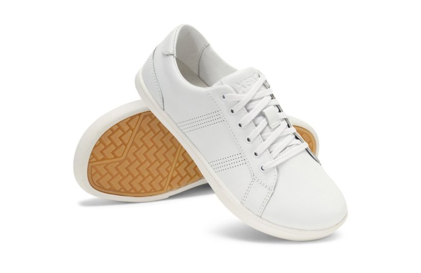 Dámské kožené barefoot tenisky Xero Shoes Dillon Leather - White - Velikost: 39,5