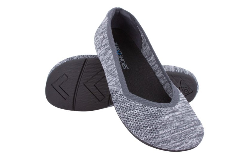 Dámské barefoot baleríny Xero Shoes Phoenix Knit - Gray - Barva: Šedá, Velikost: 36