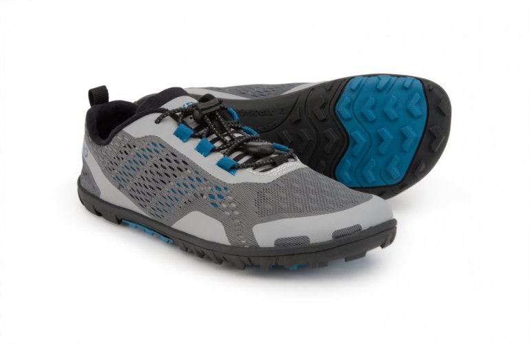 Xero Aqua X Sport dámské obojživelné barefoot trailovky - Barva: Steel Gray Sapphire, Velikost: 36,5