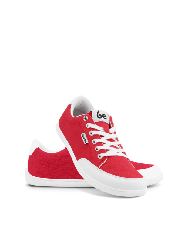 Unisex barefoot tenisky Be Lenka Rebound - Red White