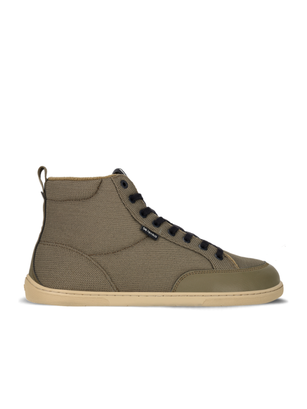 Unisex zateplené barefoot tenisky Be Lenka Rebound Thermo - Army Green
