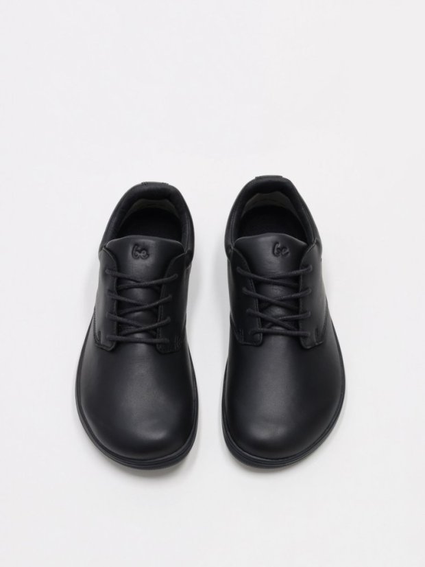 Unisex kožené barefoot tenisky Be Lenka Cityscape - All Black - Barva: All Black Cityscape, Velikost: 40