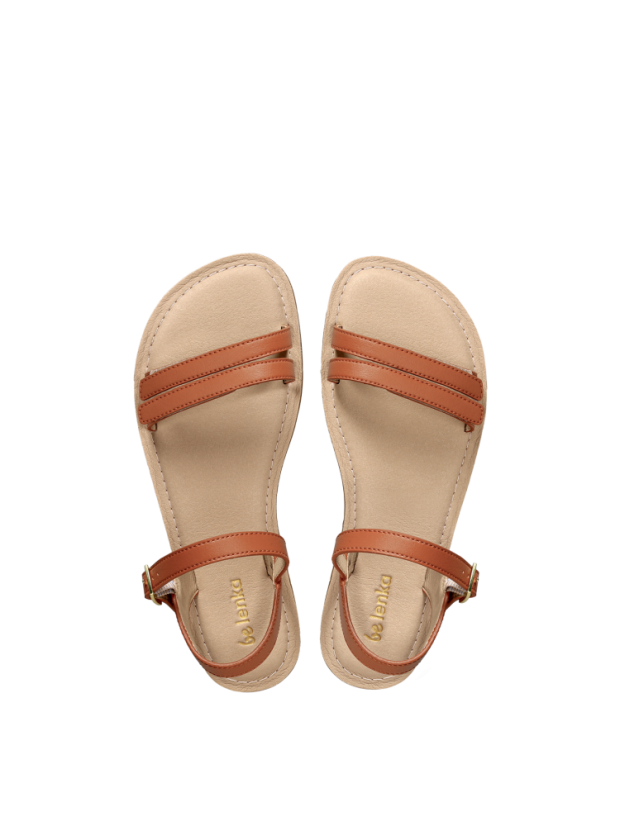 Dámské barefoot sandály Be Lenka Summer 2.0 - Brown - Barva: Brown Summer, Velikost: 41