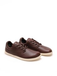 Unisex kožené barefoot tenisky Be Lenka Cityscape - Dark Brown