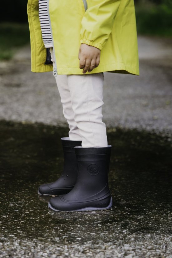 Dětské barefoot gumáky Be Lenka Pudds - Yellow - Barva: Yellow Pudds, Velikost: 31