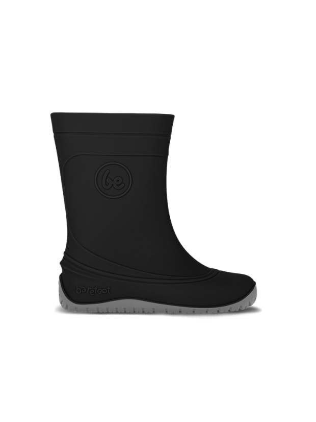 Dětské barefoot gumáky Be Lenka Pudds - Black